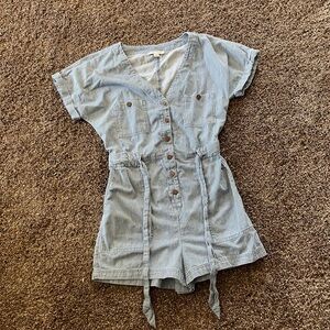 American Eagle Outfitters women’s  Blue Striped Romper